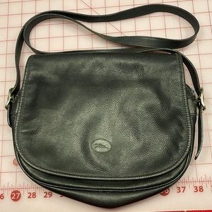 Vintage Longchamp crossbody saddlebag